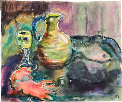 Полянская Лидия Сергеевна. Натюрморт с кувшином 